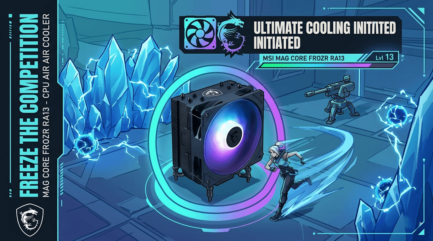 MSI MAG COREFROZR AA13 CPU Air Cooler